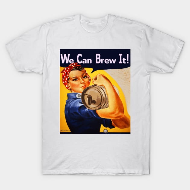 We Can Brew It! Rosie T-Shirt by Andrew Perkins